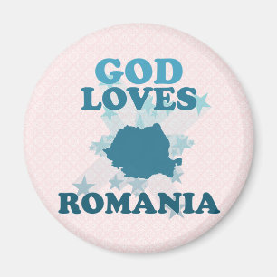 Gott Lieben Rumänien Magnet