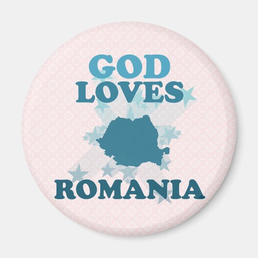 Gott Lieben Rumänien Magnet (Vorne)
