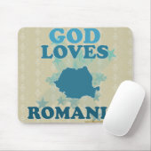 Gott-Lieben Rumänien Mousepad (Mit Mouse)