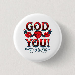 Gott Lieben Sie Button
