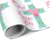 Gott Lieben Sie Geschenkpapier (Rolleneckpunkt)