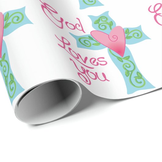 Gott Lieben Sie Geschenkpapier (Rolleneckpunkt)