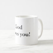 Gott-Lieben Sie! Kaffeetasse (VorderseiteRechts)