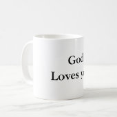 Gott-Lieben Sie! Kaffeetasse (Vorderseite Links)