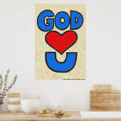 Gott Lieben Sie Poster (Küche)