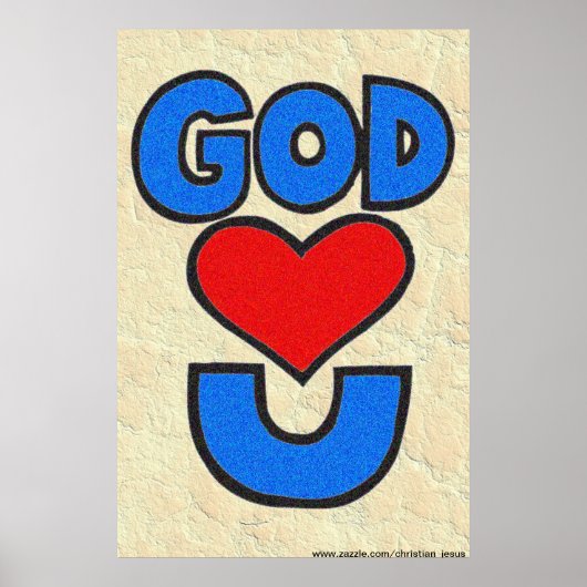Gott Lieben Sie Poster (Vorne)