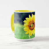 Gott Lieben Sie Sonnenblumen Keramik Tasse (Vorderseite Links)