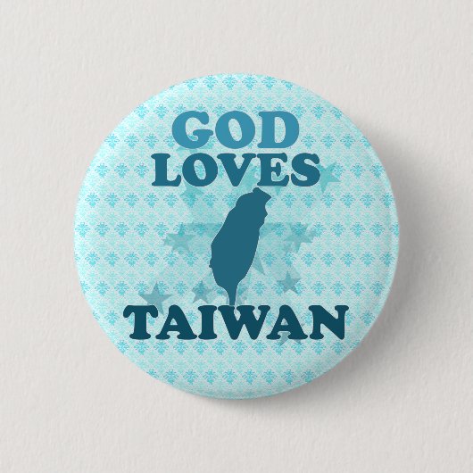 Gott-Lieben Taiwan Button (Vorderseite)