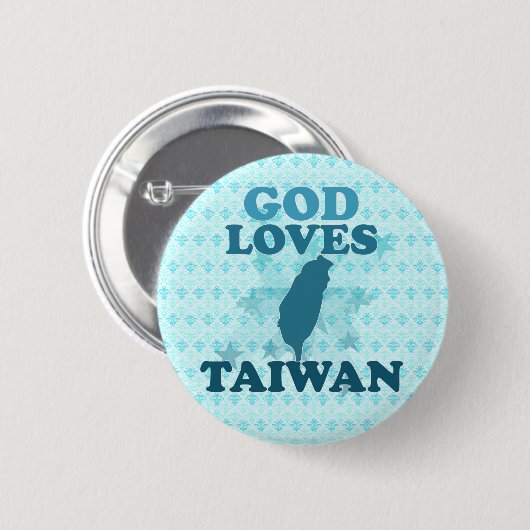 Gott-Lieben Taiwan Button (Vorne & Hinten)