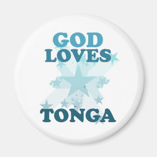 Gott-Lieben Tonga Magnet