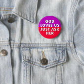 Gott-Lieben wir Button (Beispiel)