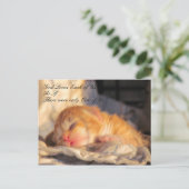 Gott Lieben Wir Postkarte (Stehend Vorderseite)