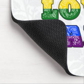 "Gott liebt Alle" Schwul/LGBTQIA+/Queer Christlich Mousepad (Ecke)