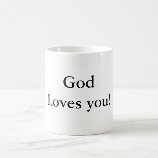 Gott liebt dich! kaffeetasse (Mittel)