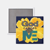 Gott liebt mich magnet (Vorderseite/Rückseite)