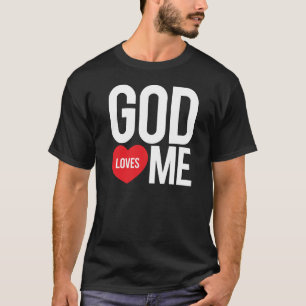 Gott liebt mich T-Shirt