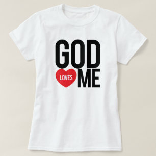 Gott liebt mich T-Shirt