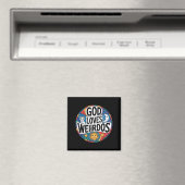 Gott liebt Sonderlinge Magnet (In Situ (Geschirrspüler))