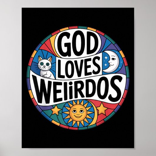 Gott liebt Sonderlinge Poster (Vorne)
