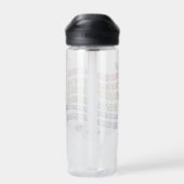 Gott liebte die Welt Trinkflasche (Rückseite)