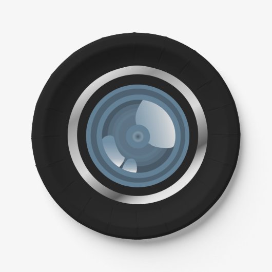 Gott! Linsenpapierplatte der Kamera Pappteller (Vorderseite)