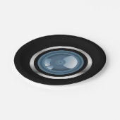 Gott! Linsenpapierplatte der Kamera Pappteller (Schrägansicht)