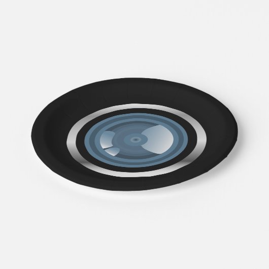 Gott! Linsenpapierplatte der Kamera Pappteller (Schrägansicht)