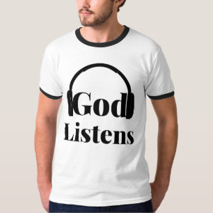 Gott listet auf der Grundlage des Glaubens Mens Ri T-Shirt