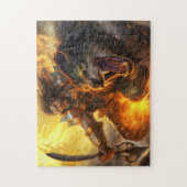 Gott Loki entfesselte den Fenriswolf Puzzle (Vertikal)
