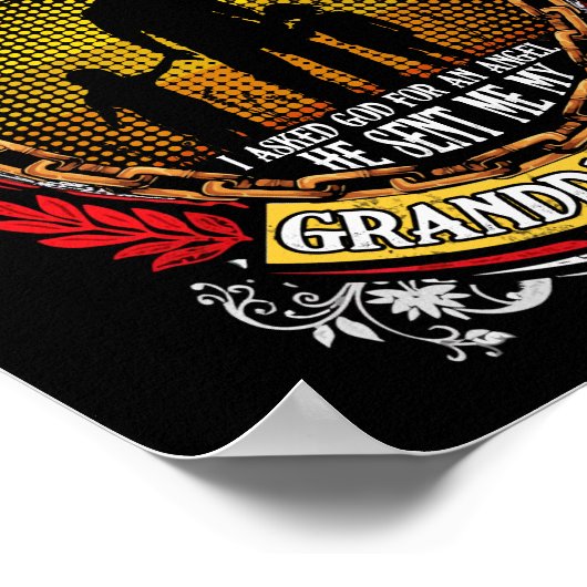 Gott macht mich zu einem besseren Mann, den er mir Poster (Ecke)