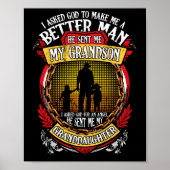 Gott macht mich zu einem besseren Mann, den er mir Poster (Vorne)