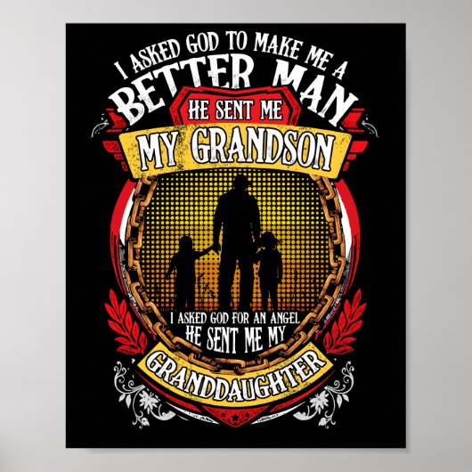 Gott macht mich zu einem besseren Mann, den er mir Poster (Vorne)