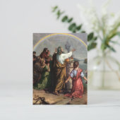 Gott macht Noah ein Versprechen Postkarte (Stehend Vorderseite)
