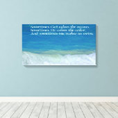 Gott macht uns schwimmend Leinwand (Insitu (Holzboden))