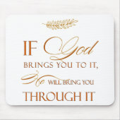 Gott macht weg mousepad (Vorne)