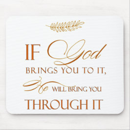 Gott macht weg mousepad