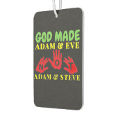 Gott machte Adam und Eve nicht Adam und Steve Autolufterfrischer (Links)