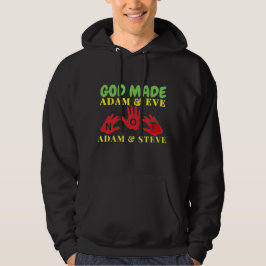 Gott machte Adam und Eve nicht Adam und Steve Hoodie