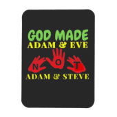 Gott machte Adam und Eve nicht Adam und Steve Magnet (Vertikal)