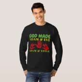 Gott machte Adam und Eve nicht Adam und Steve T-Shirt (Vorne ganz)