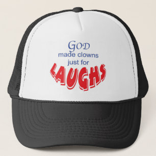 Gott machte Clowns gerade für Lachenhut Truckerkappe