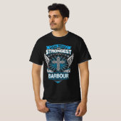 Gott machte die stärkste und nannte sie Barbour T-Shirt (Vorne ganz)