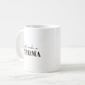 Gott machte eine Oma Blume Oma Happy Mütter Da Kaffeetasse (Vorderseite Links)