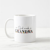Gott machte eine Oma Blume Oma Happy Mütter Da Kaffeetasse (Links)
