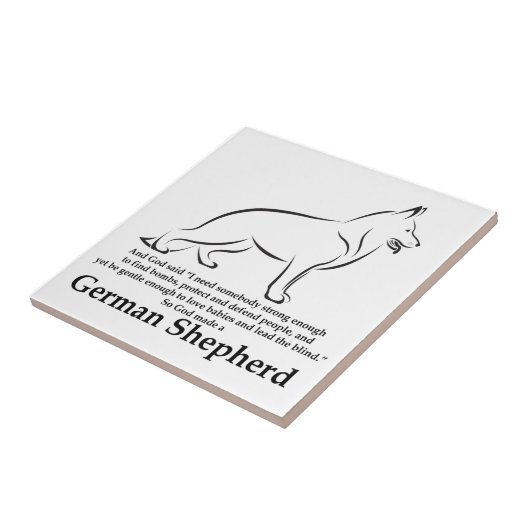 Gott machte einen Hirten Fliese (Seite)