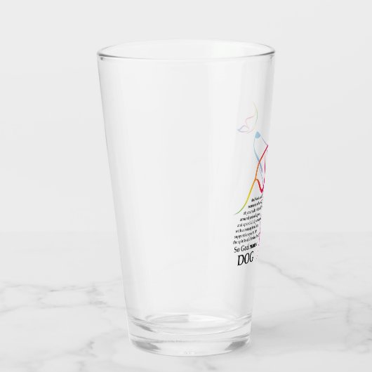 Gott machte einen Hund Glas (Rechts)