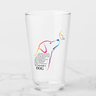Gott machte einen Hund Glas