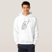 Gott machte einen Hund Hoodie (Vorne ganz)