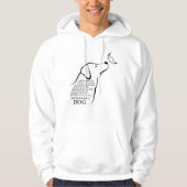 Gott machte einen Hund Hoodie (Vorderseite)