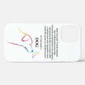Gott machte einen Hund Smartphone-Fall Case-Mate iPhone Hülle (Rückseite (Horizontal))